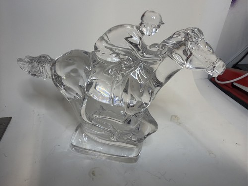 Waterford crystal race - crystal, horse