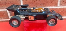 VINTAGE "LUCKY" FORMULA 1 RACE CAR WIND UP FRICTION TOY