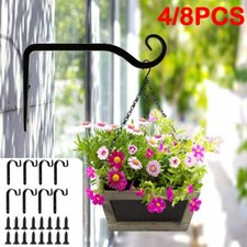 4/8PCS Metal Hanging Basket