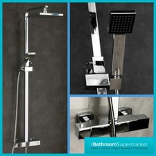 Twin Head Chrome Thermostatic