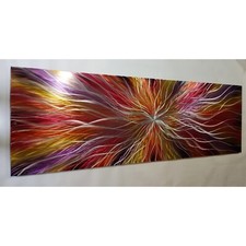 Modern abstract metal wall