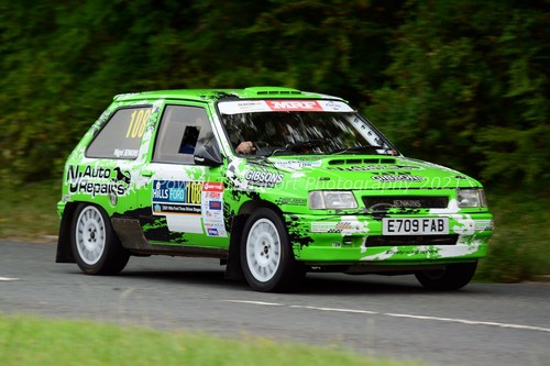 Rally car photo 12x8 - rally,