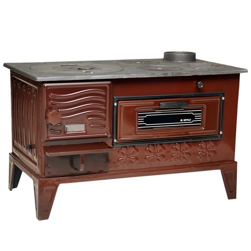 Enameled cast iron - iron, wood