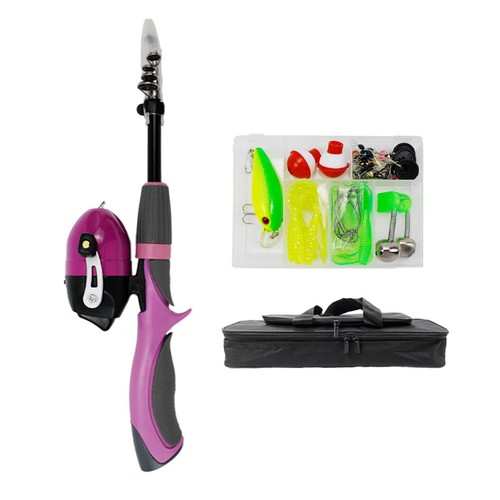 Kid fishing pole - kid's, telescopic
