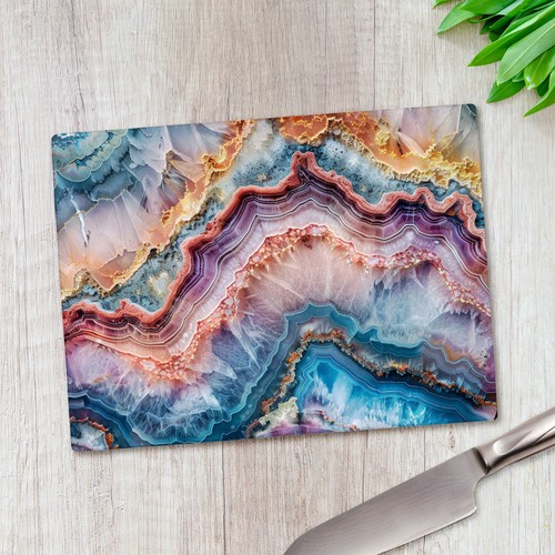 Geode crystal stone glass - geode,