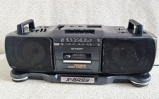 Sharp ghettoblaster cassette - ghettoblaster,