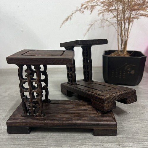 Japanese wooden bonsai stand - japanese,