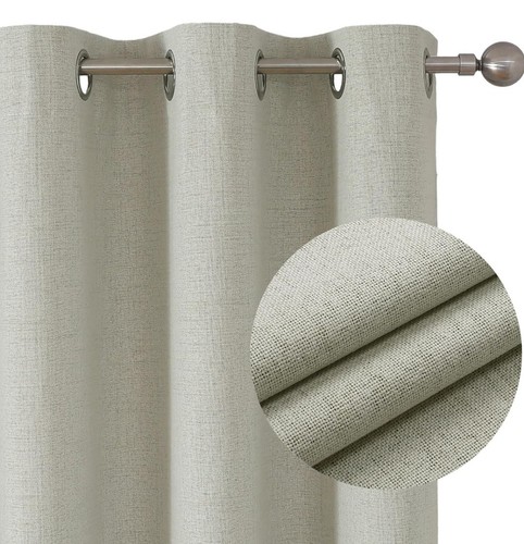 Lined blackout linen look - linen,
