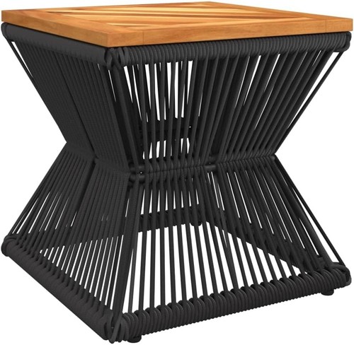 Coffee table round side solid - side,