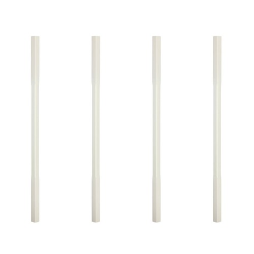 White primed stop chamfered - white,