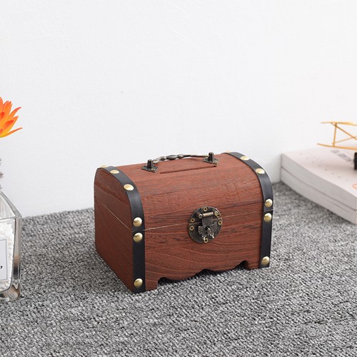 Vintage treasure chest storage - chest,