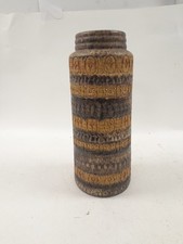 Vintage West Germany Large Ceramic Vase 289-41 Pottery Vase Design Scheurich 70s