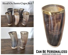 Viking Drinking Horn Cups Set