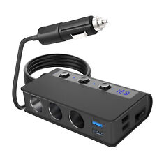 Car Cigarette Lighter 3-Socket