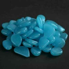 Glow In The Dark Pebbles Luminous Stones Garden Walkaway Aquarium Fish Tank Gift