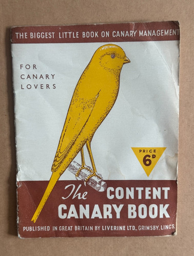 The content canary book for - the, book,