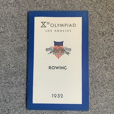 1932 Los Angeles Olympics Rowing Handbook