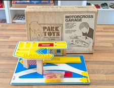 Park Toys Service Station Motorcross Garage 1960s. Still Boxed With Decals.