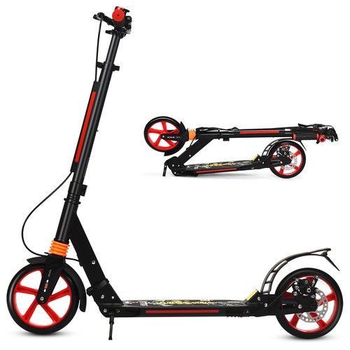 Folding scooter with - folding,