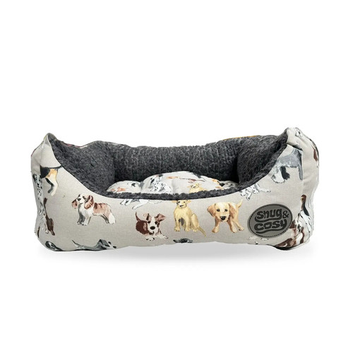 Dog print bed soft durable - soft,