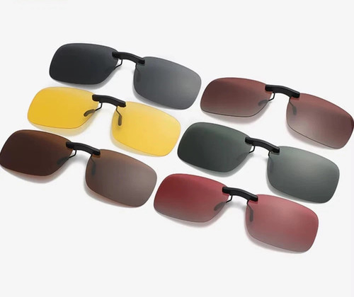 Sunglasses polarised clip - polarised, on