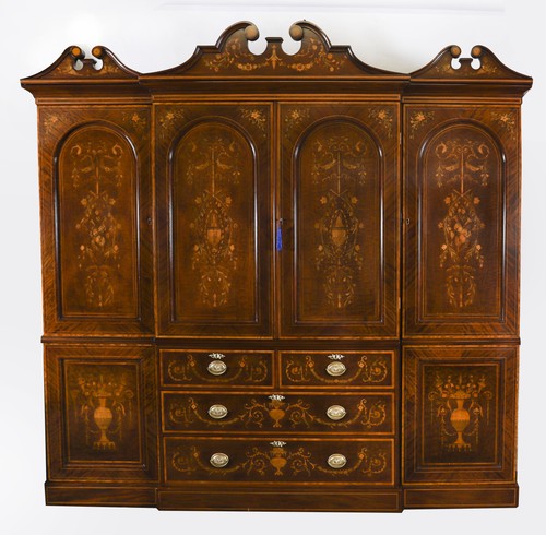 Antique edwardian breakfront - edwardian,