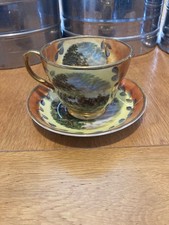 Gypsy horse fair gold Gilded cup and saucer