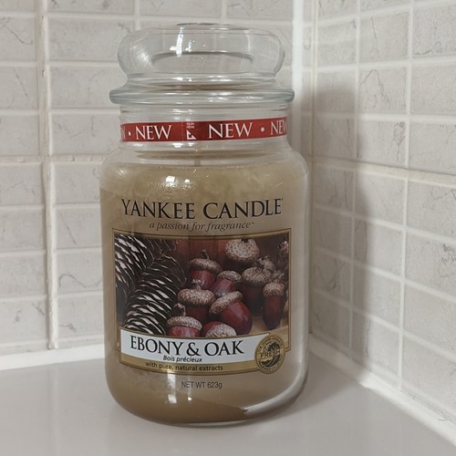Yankee candle ebony - candle, oak