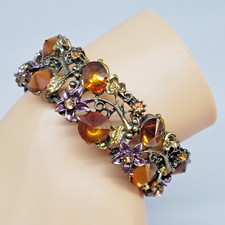 Amber Color Rivoli Lucite