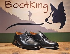 John Land Hand Made Ladies Parade Shoes Black UK 3.5 W #2011