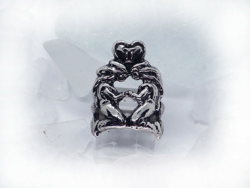 Gemini sterling silver ring - gemini,