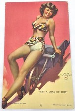 Vintage Pinup Lithograph Print