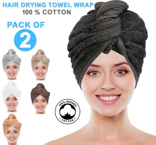 Pack hair towel wrap - of,