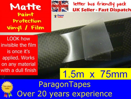75mm clear matte - matte, bike