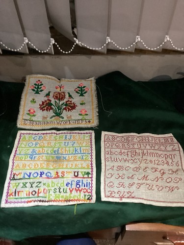 Antique sampler 1895 - antique, and