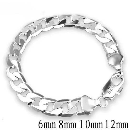 925 sterling silver curb chain - 925,