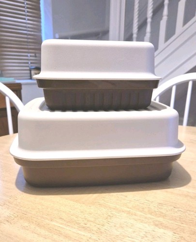 Tupperware vintage brown - vintage,