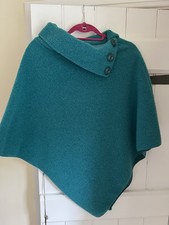Vera Tucci Poncho Turquoise 