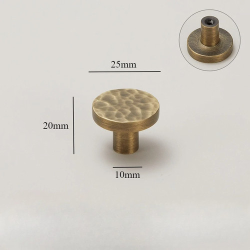 Brass gold cabinet handles - brass,