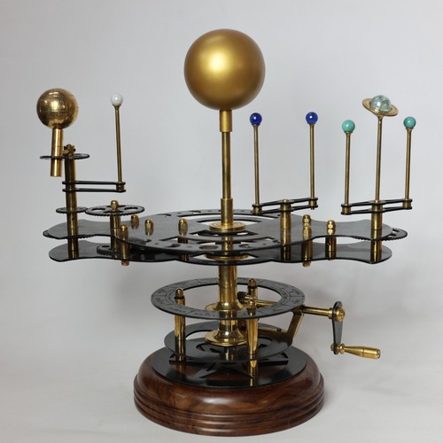 Handcrafted brass orrery model - handcrafted,