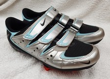 Nike Ventoux II Chrome/Black/Sky Women's Cycling Shoes UK 4.5 EUR 38 with Cleats