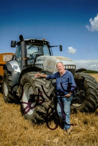 Jeremy clarkson signed 6x4 - jeremy,