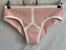 Cute Pink Latex Briefs With