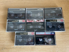 Bundle of 8 x Video8 8MM HI8 Camcorder Tapes 90 / 60 PAL - SONY / MP Metal / TDK