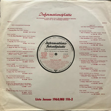 ♫ 12" INFO-LP 1968 DAVID BOWIE Rolling Stones HAZLEWOOD Jackie Wilson CAKE NM ♫