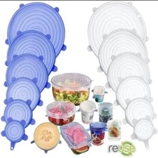 6 x Stretchy Food Lids