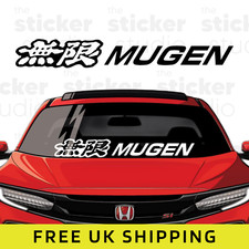 MUGEN Sticker - 100cm Decal Graphic - JDM Window Civic Honda Integra Type R CRZ