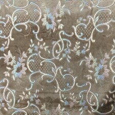 Light Brown Floral Patterned