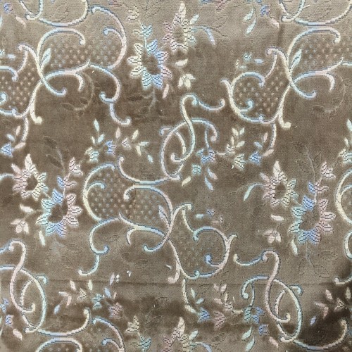 Light brown floral - brown,