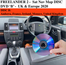 Land Rover FREELANDER 2 -  Sat Nav Maps DISC Update -  DVD UK, Ireland, France